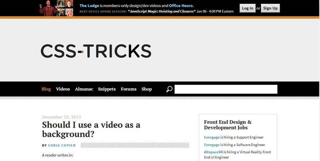 前端小白到大神，不可不收藏的网站合集