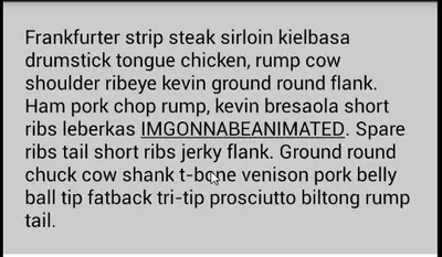 UnderlineSpan效果图