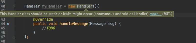 Handler 内存泄露