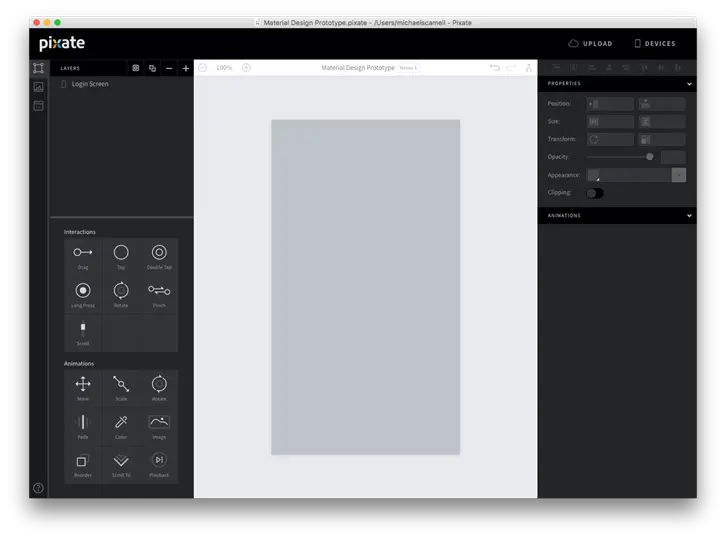 Empty Pixate project