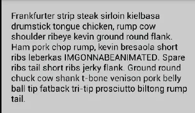 前景色（文字颜色）动画