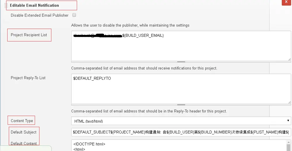 Jenkins项目设置-邮件-min