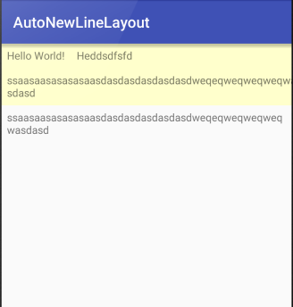 AutoNewLineLayout显示不全