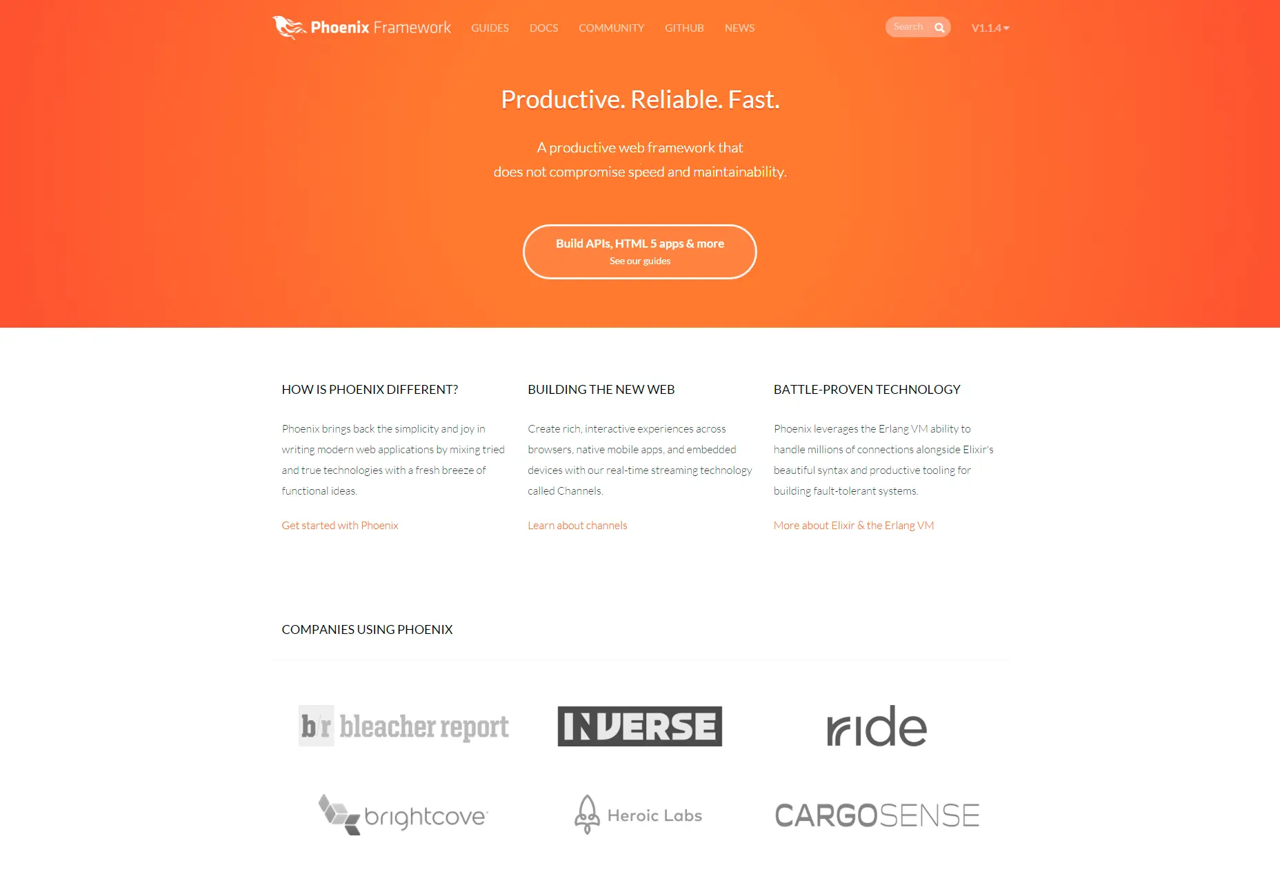 Phoenix: Productive Web Framework