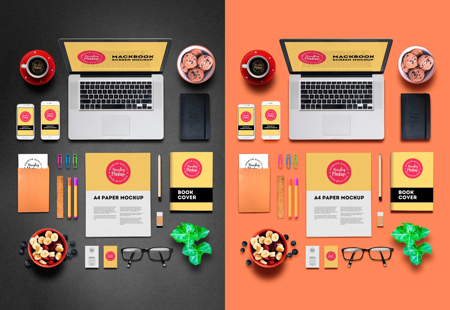 Branding & Identity PSD Mockup