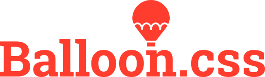 Balloon.css