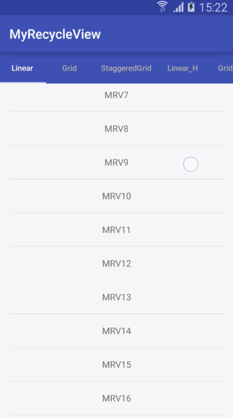 RecycleView基本使用