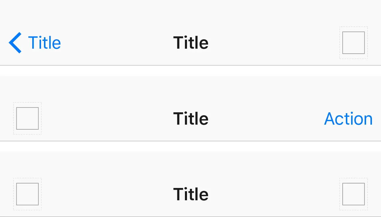 iOS Navigation Bars
