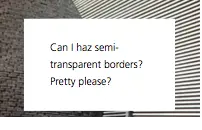 透明边框