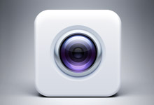 7步搞定一个图标（camera制作教程 附PSD）