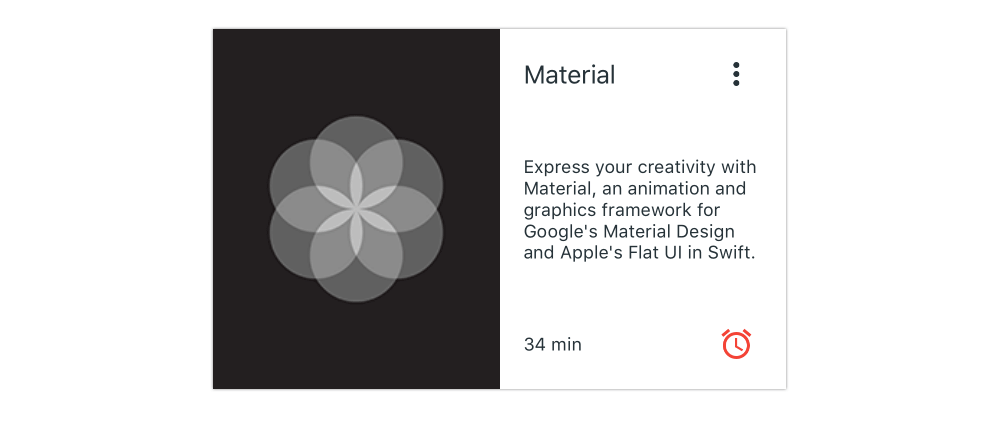 MaterialGridMediumCardView
