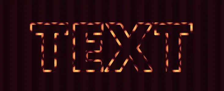 Demo 11: stroke filled by animated pattern