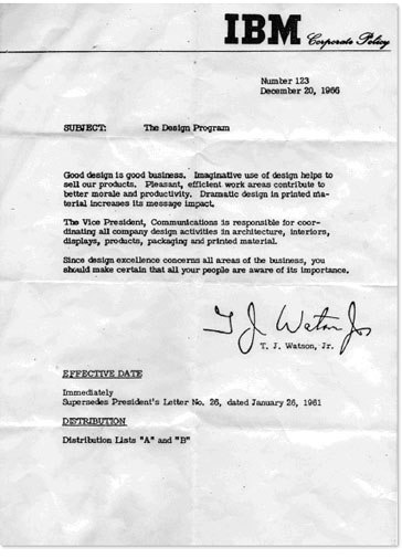 IBM Thomas J. Watson Memo 123