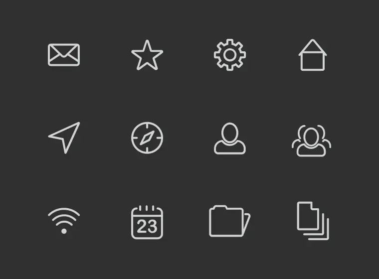 Free Line Icons