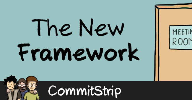 程序员的日常：新开发框架