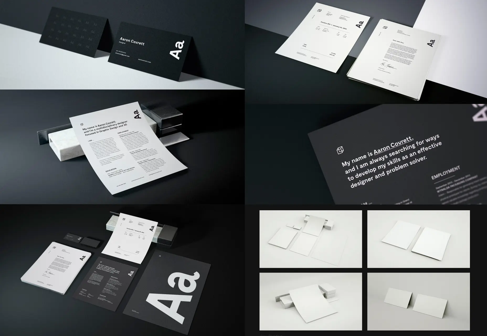 Granite: PSD Stationary Mockups Bundle 