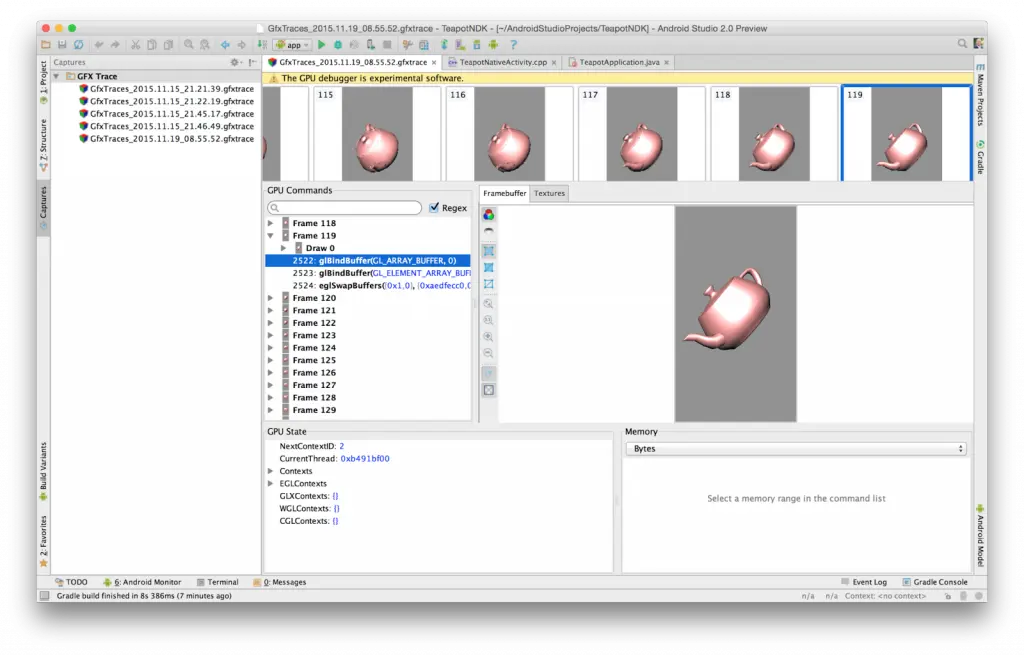 GPU Debugger Preview