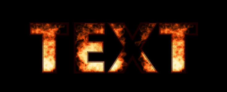 Demo 9: fiery text
