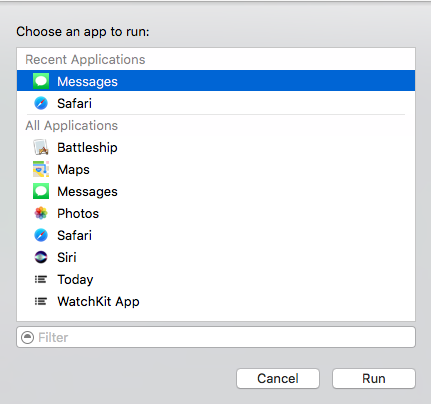 在 Messages 里运行