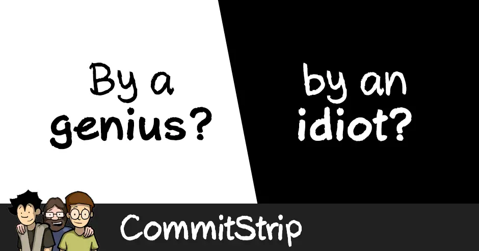 程序员的日常：天才还是笨蛋？