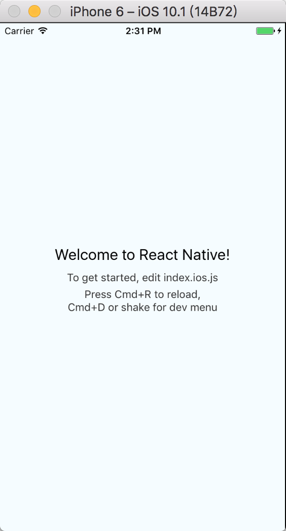 React Native 示例