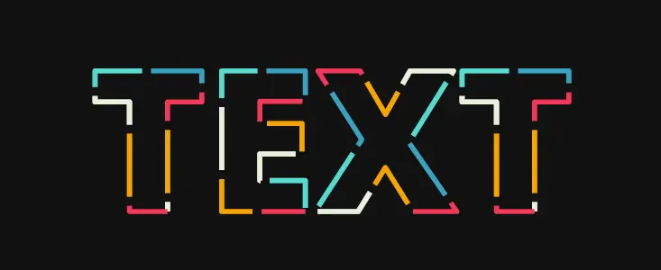 Demo 12: colored ainmated stroke.