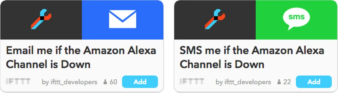 Channels status recipes