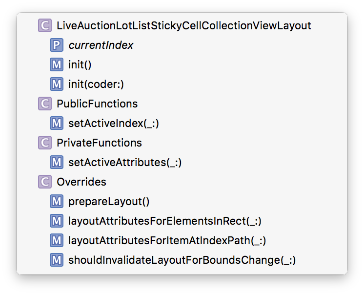 Xcode Jumpbar