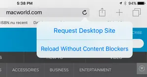 disable content blocker