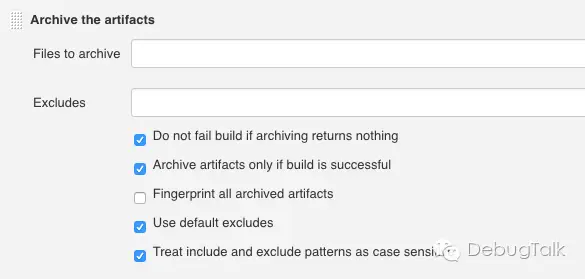 Jenkins archive the artifacts