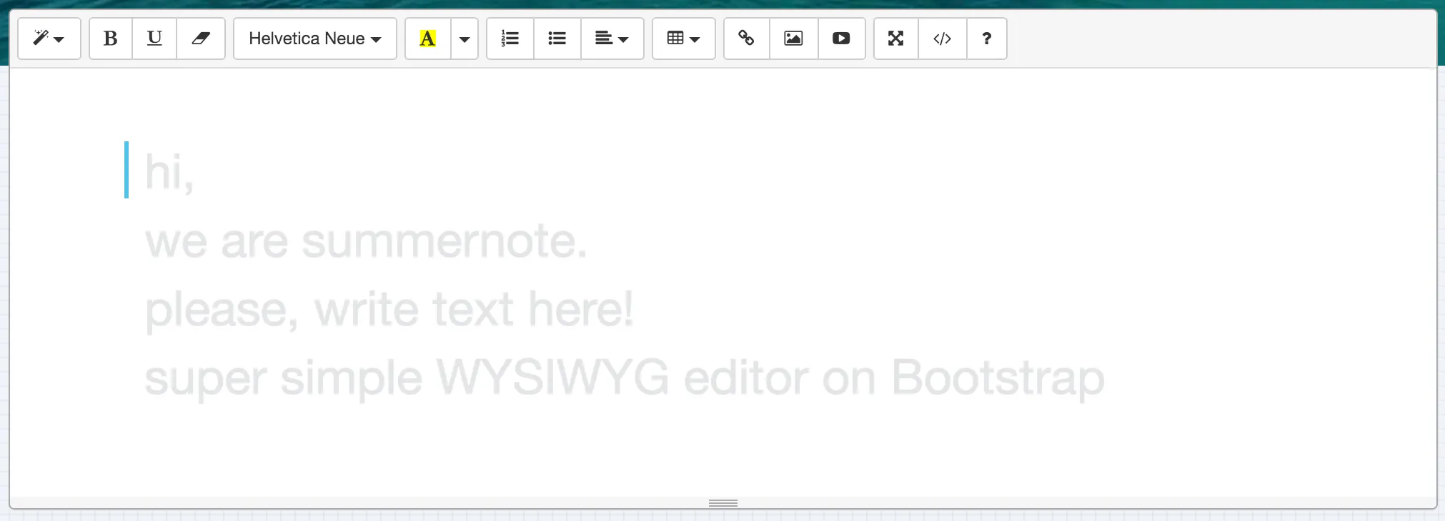 Summernote
