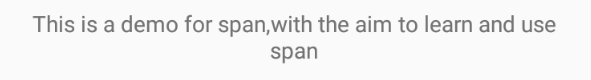 AlignSpan效果图