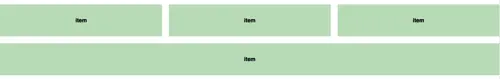 Leftover item taking up the full width