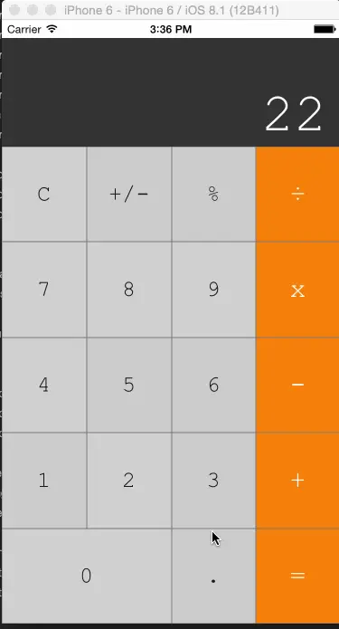 NativeScript计算器