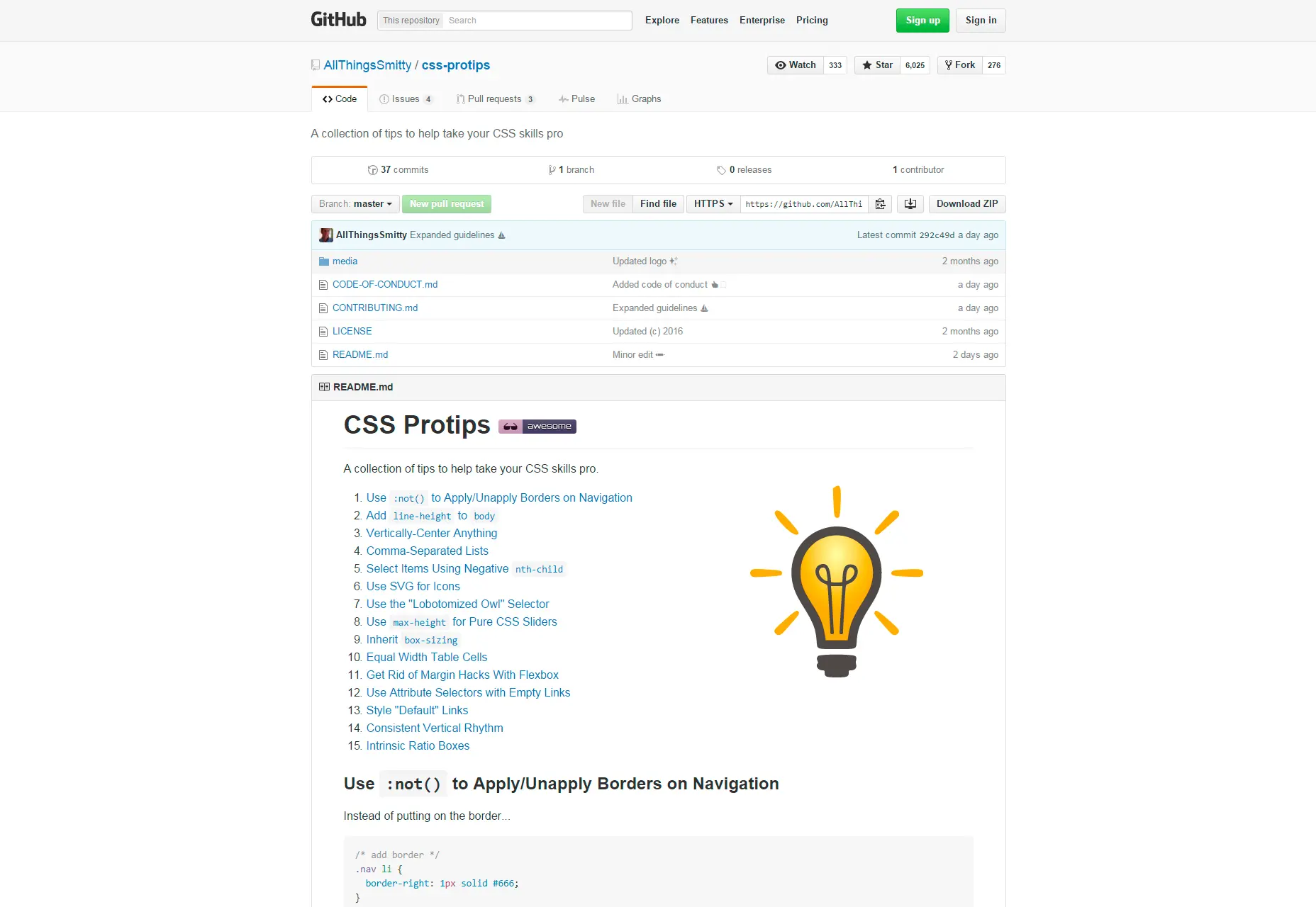 CSS ProTips: A CSS Skills Tips Collection 