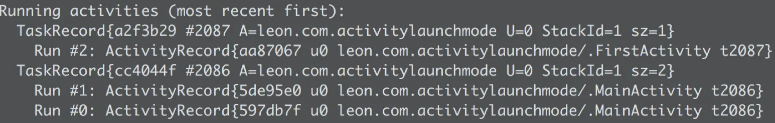 SingleInstance-再次通过MainActivity启动FirstActivity