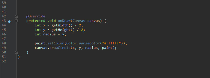 onDraw() — Paint object reuse