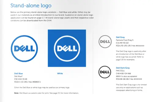 DELL 视觉设计规范