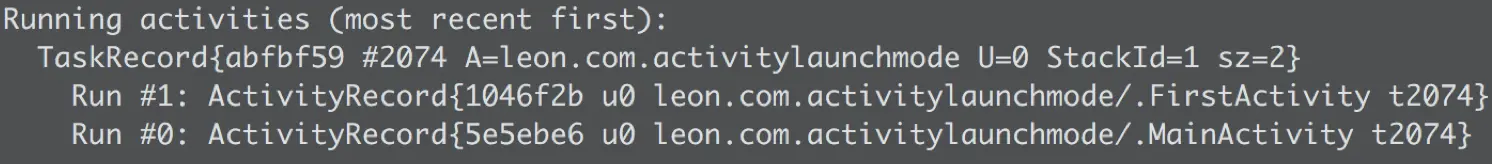 SingleTask案例1-再次通过MainActivity启动FirstActivity