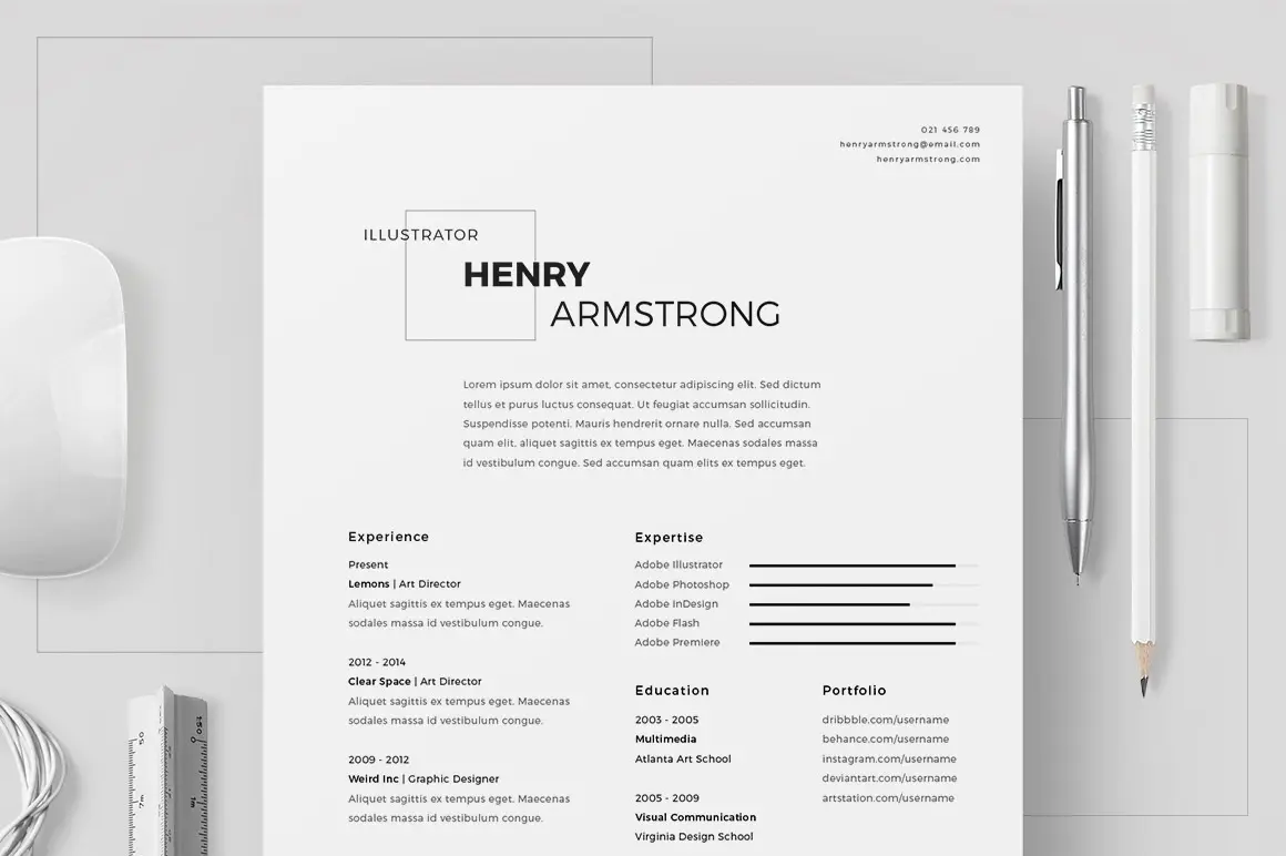 25+ 优质实用简洁的个人简历模板打包下载-稀土区