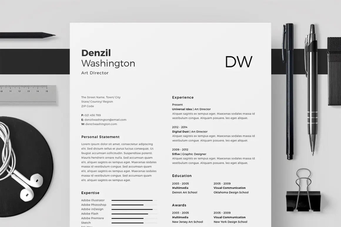 25+ 优质实用简洁的个人简历模板打包下载-稀土区