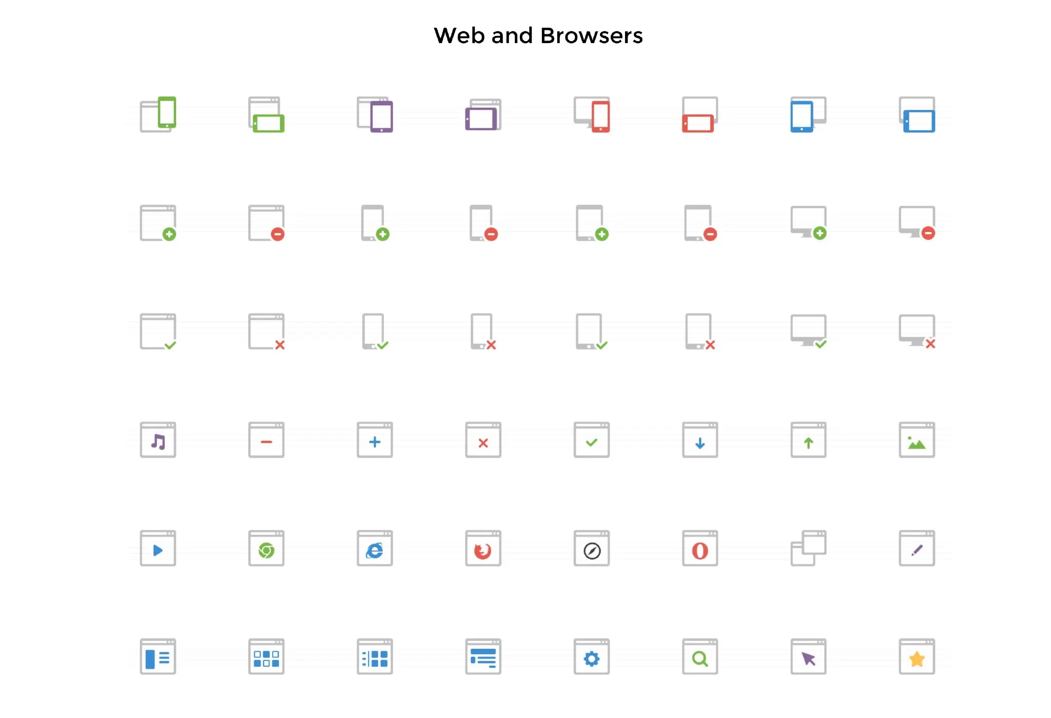 Flat-icon 2000枚多分类简洁精致的icon图标打包下载-稀土区