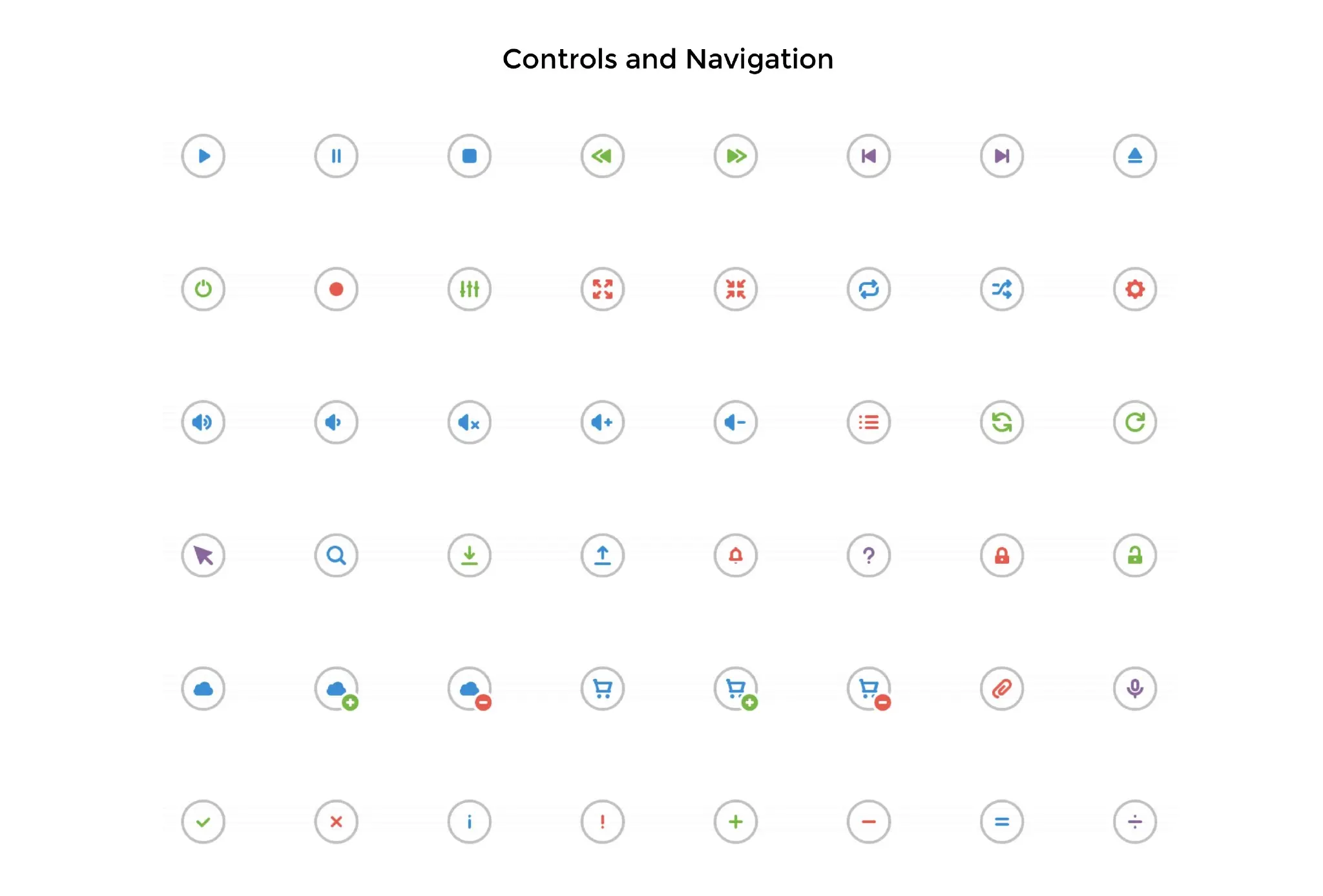 Flat-icon 2000枚多分类简洁精致的icon图标打包下载-稀土区