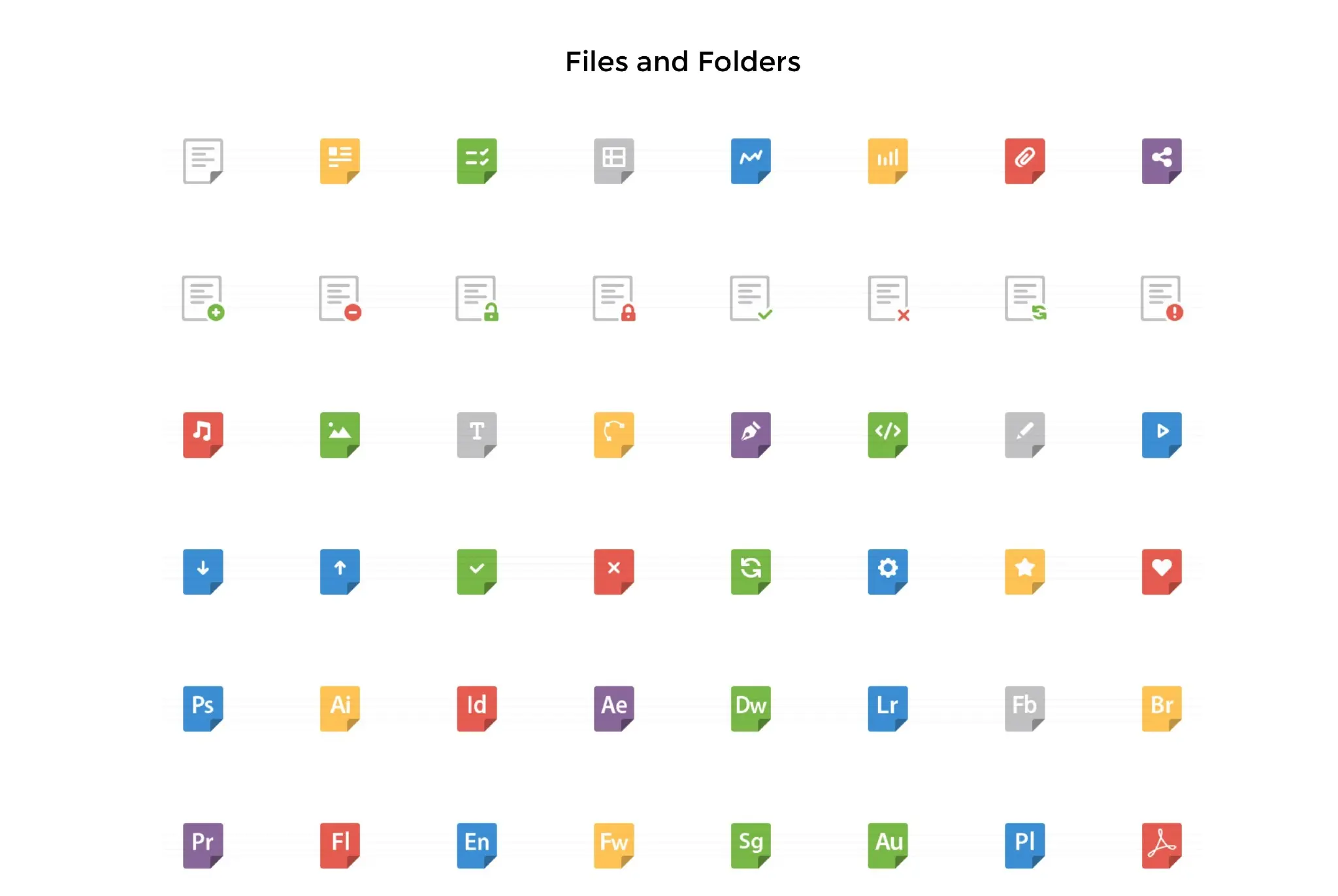 Flat-icon 2000枚多分类简洁精致的icon图标打包下载-稀土区