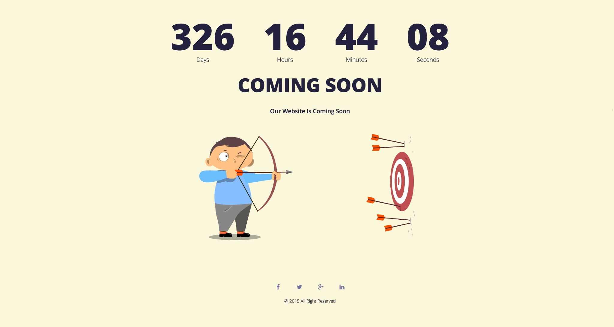 一组包含5套精美倒计时的HTML模板下载-稀土区