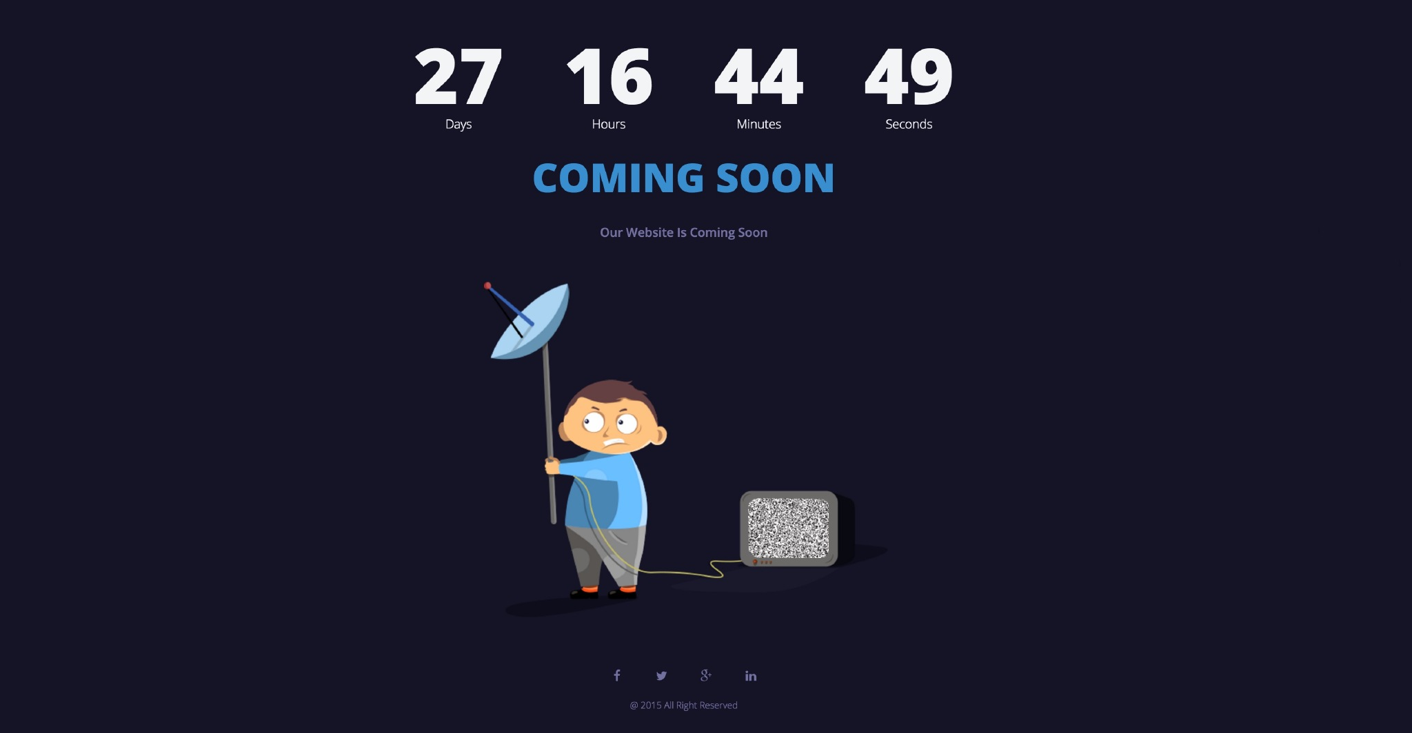 一组包含5套精美倒计时的HTML模板下载-稀土区