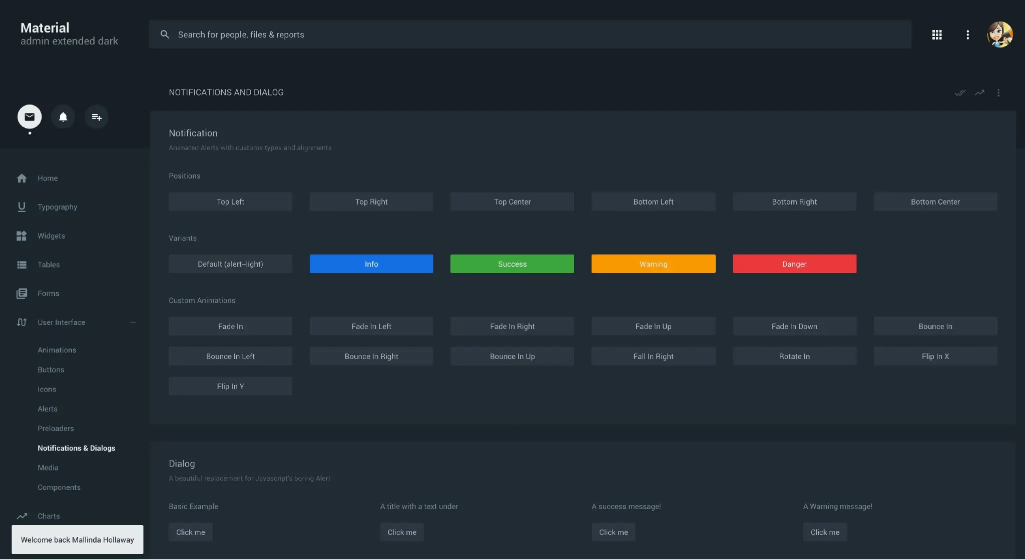 一套 Material Design 风格的管理面板 HTML 模板下载-稀土区