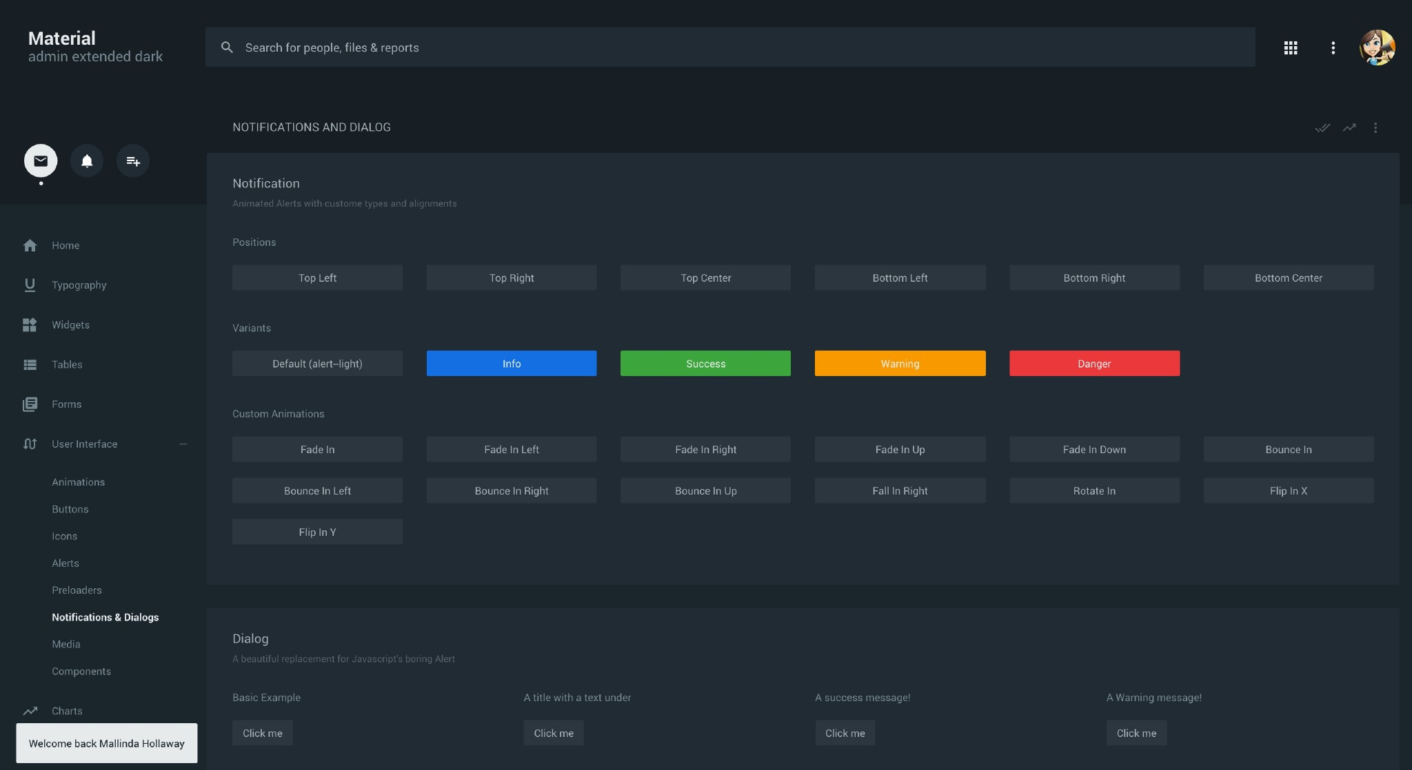 一套 Material Design 风格的管理面板 HTML 模板下载-稀土区