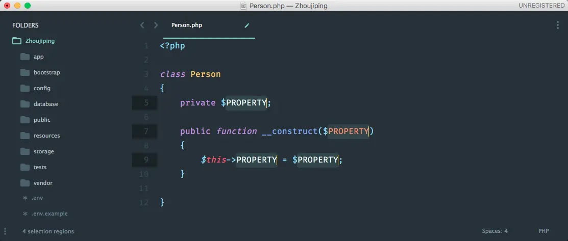 快速创建构造函数