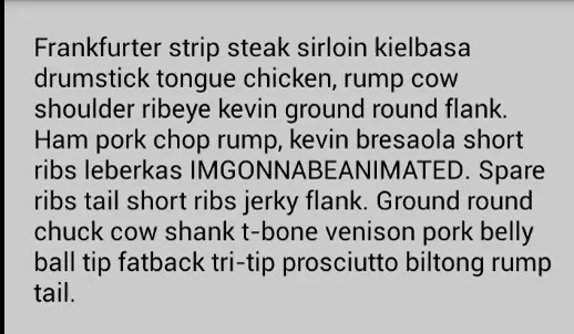 前景色（文字颜色）动画